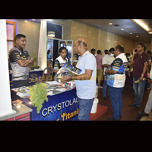 Crystolac super Titanium stall at Construct 2023 Exhibition-BMICH photo